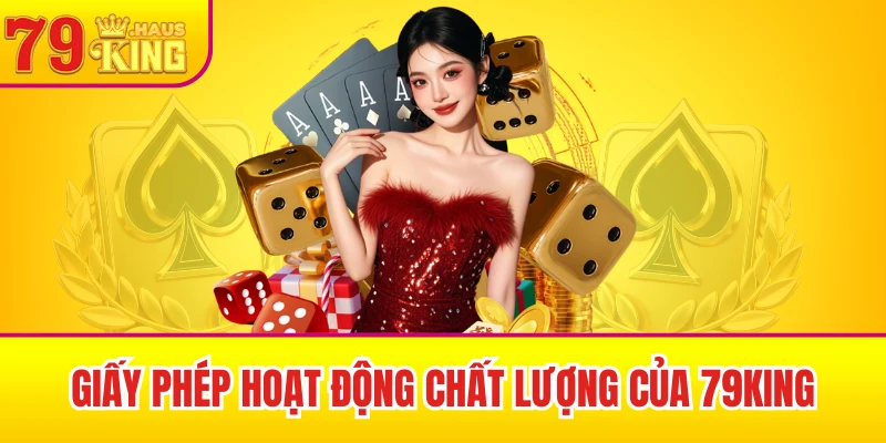Những giấy phép hoạt động chất lượng của 79King